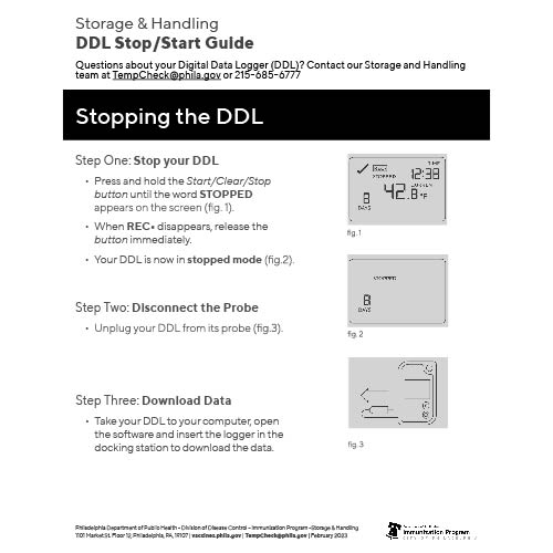 DDL Start Stop Guide