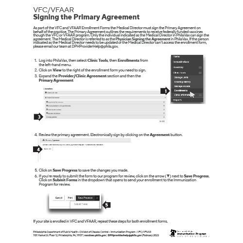 Primary signature agreement guide