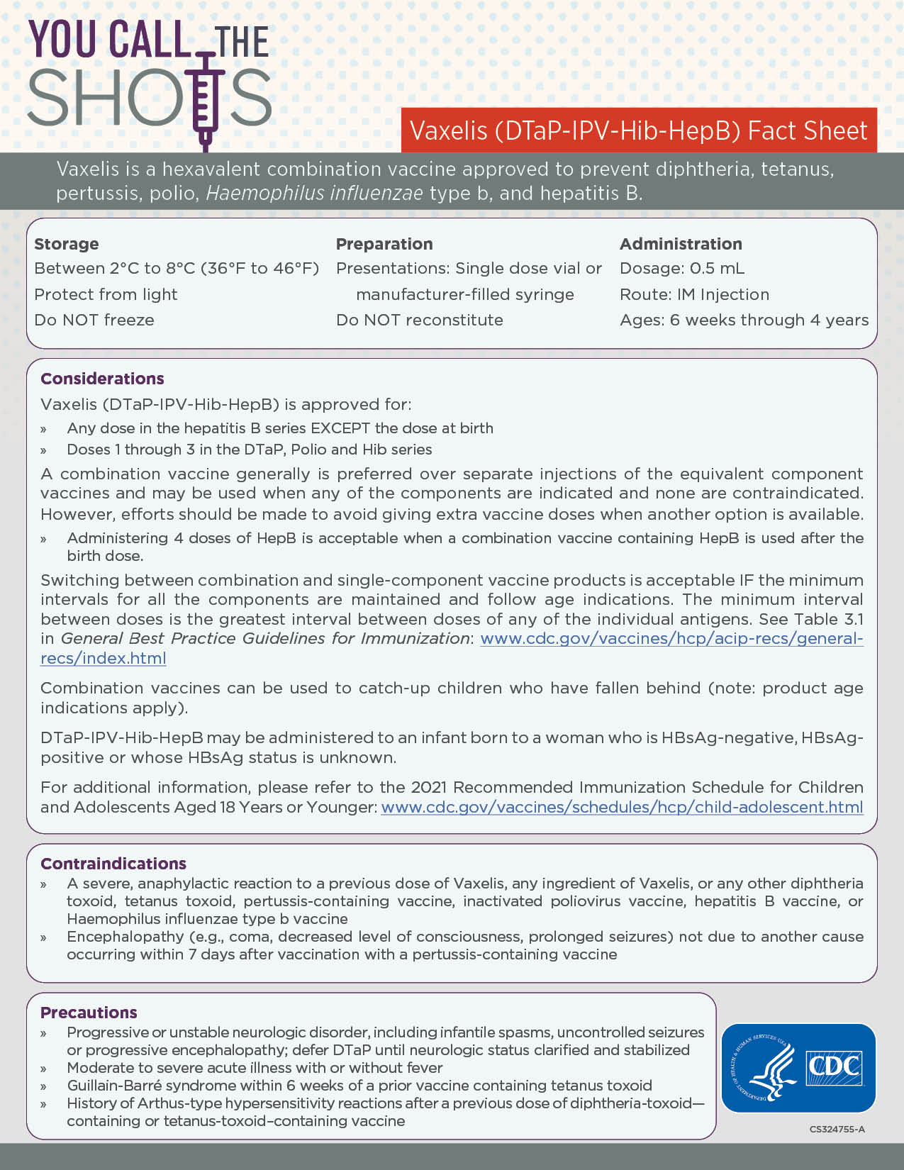 Vaxelis Information Philadelphia Immunization Program