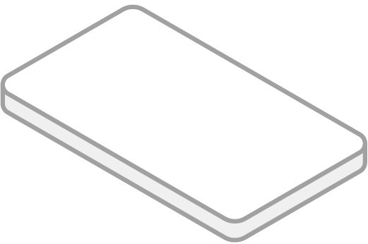 Piece of cushioning material.