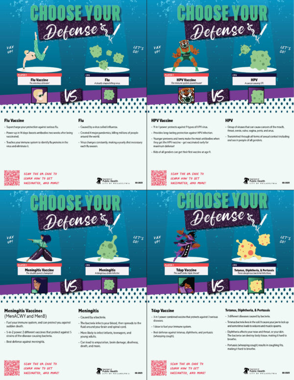 Choose your Defense! Back to School Vaccines