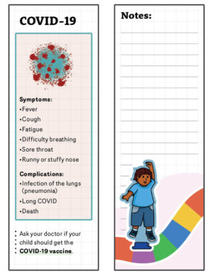 COVID-19 Bookmark: Grow Up Guide Addition