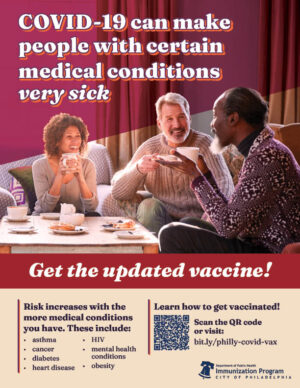 COVID -19 vaccine for people with medical conditions flyer - English