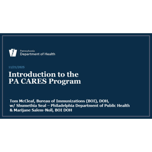 PA Cares - Philadelphia Immunization Program