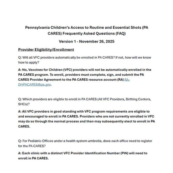 PA CARES FAQ